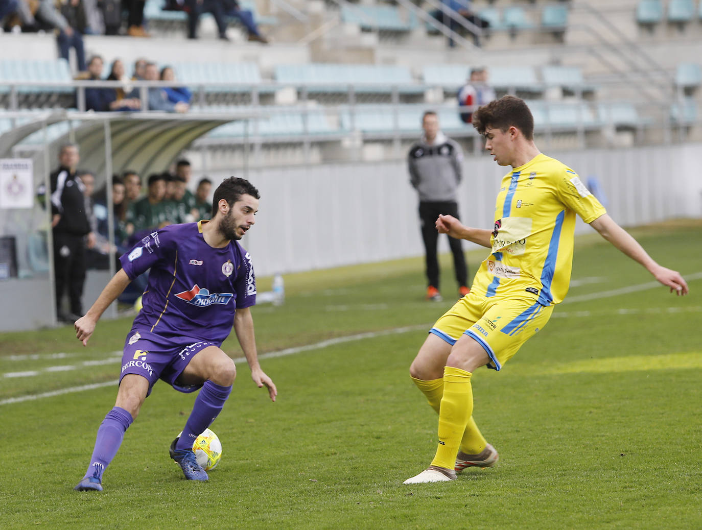 El Palencia Cristo perdió ante la Arandina. 