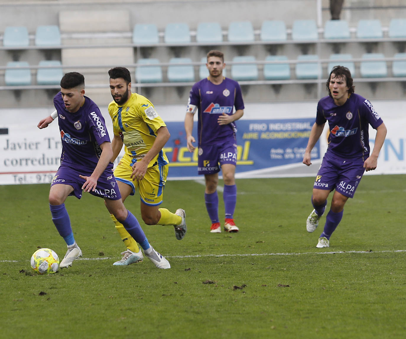 El Palencia Cristo perdió ante la Arandina. 