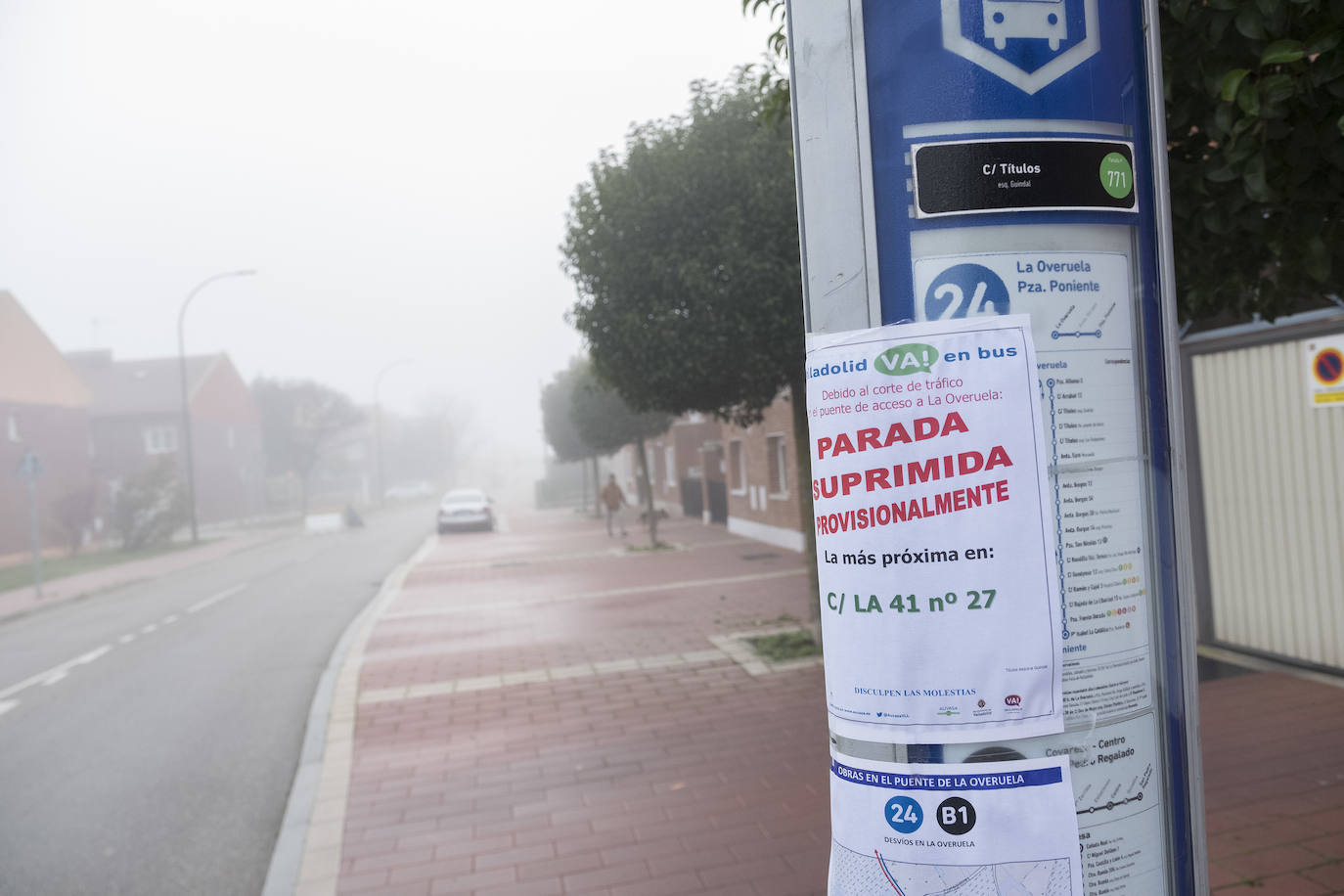 Las obras de reparación del acceso principal al barrio se prolongarán hasta el próximo 14 de febrero. 