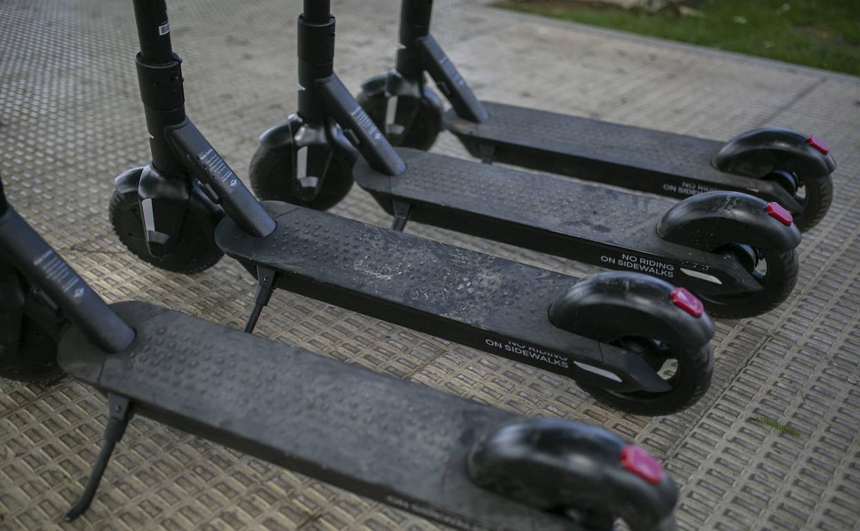 Patinetes eléctricos. 