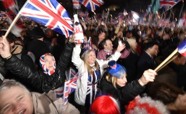 Manifestación de partidarios del 'brexit.