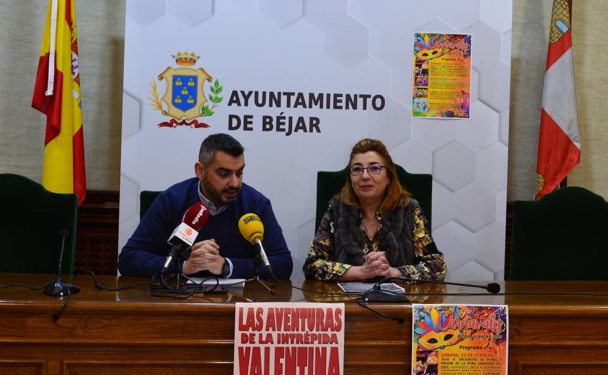 Presentación en el Ayuntamiento del programa del Carnaval de Béjar.