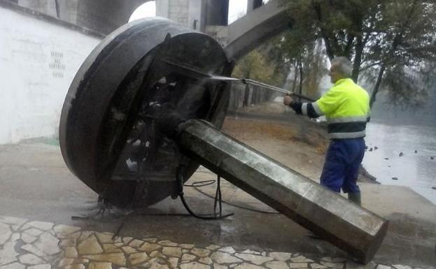 La plataforma perdida del géiser, en una imagen de 2015.