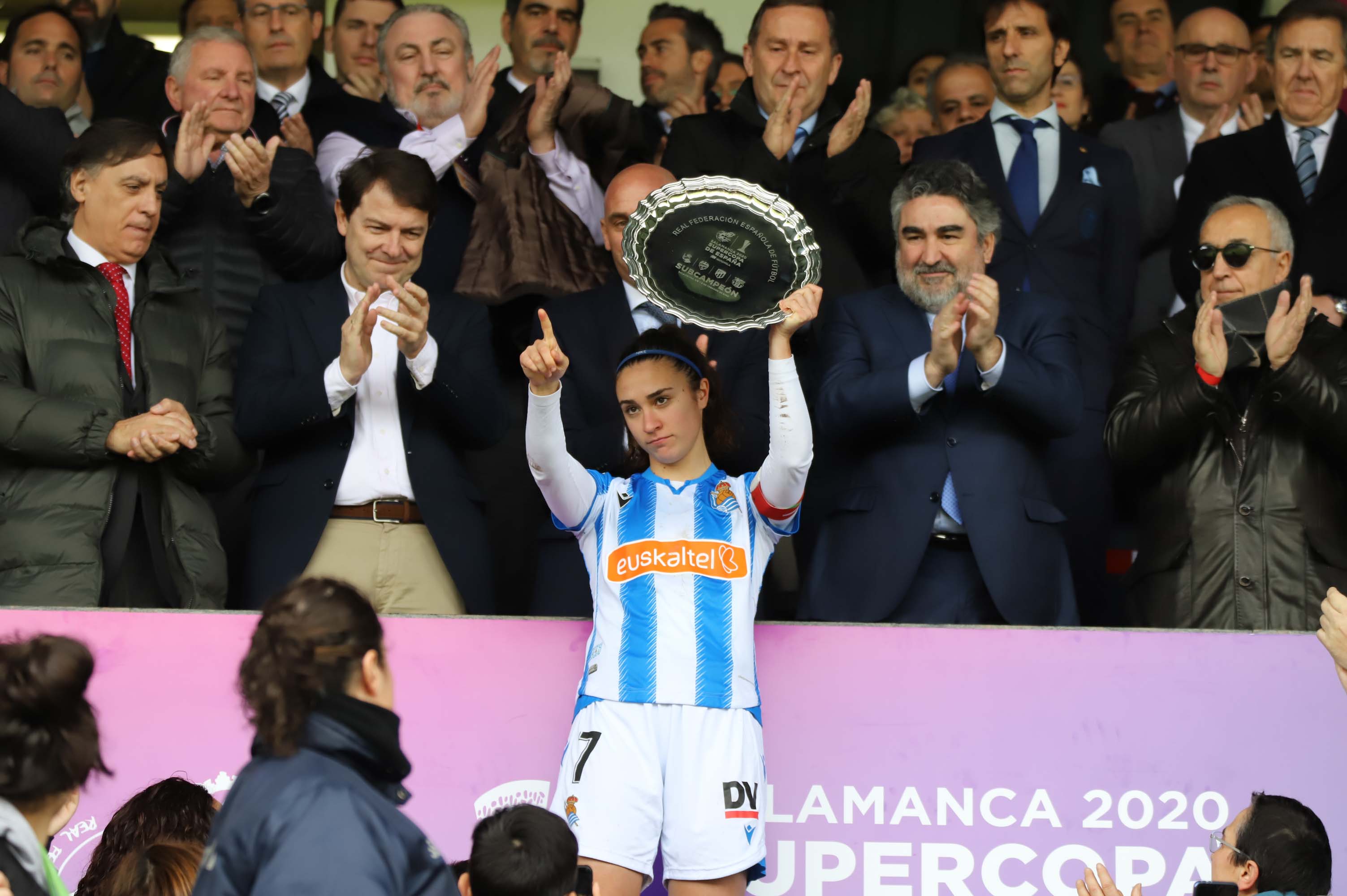 El equipo catalán se muestró muy superior desde el primer minuto a la Real Sociedad con cuatro goles de Marta Torrejón, MVP de la gran final celebrada en el estadio Helmántico