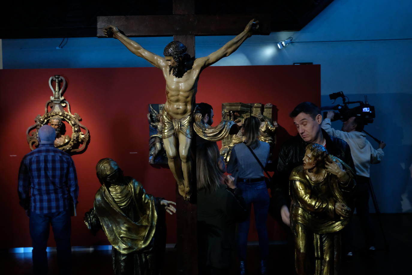 Las piezas, procedentes de la vallisoletana iglesia de Santiago, han sido recuperadas por técnicos del museo y del Centro de Conservación y Restauración de Bienes Culturales de la Junta de Castilla y León. 