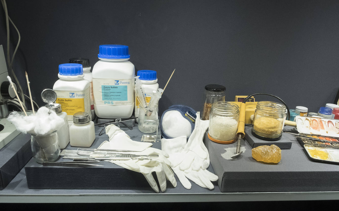 El Palacio de Fabio Nelli, sede del Museo de Valladolid, acoge una exposición sobre el Centro de Restauración de Bienes Culturales de Simancas. 