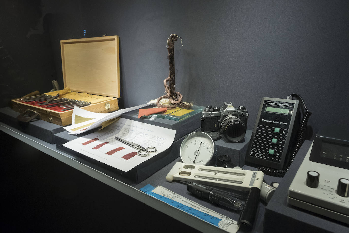 El Palacio de Fabio Nelli, sede del Museo de Valladolid, acoge una exposición sobre el Centro de Restauración de Bienes Culturales de Simancas. 