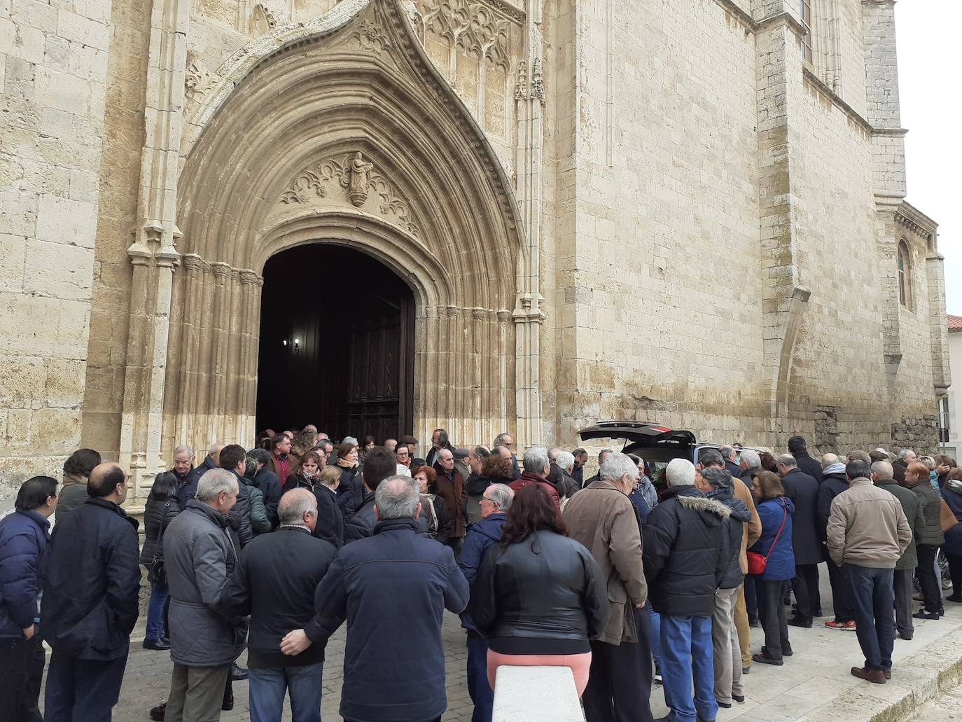 Funeral en Medina de Rioseco del sacerdote Alejandro Ovelleiro 'Jano'. 