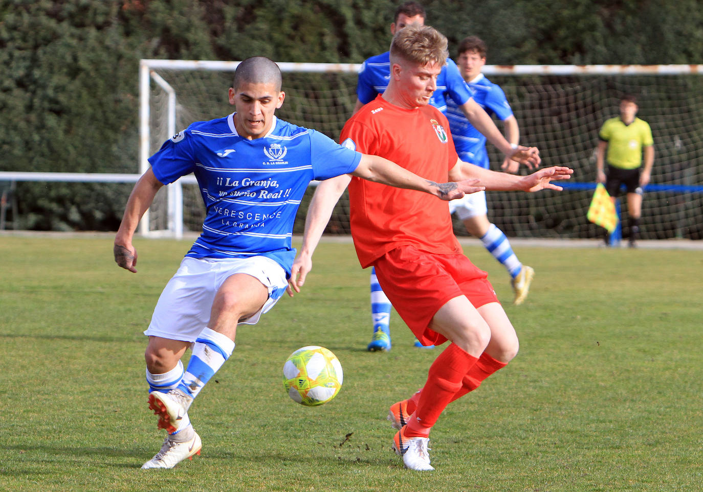 Fotografías del choque entre La Granja y el Real Burgos CF.