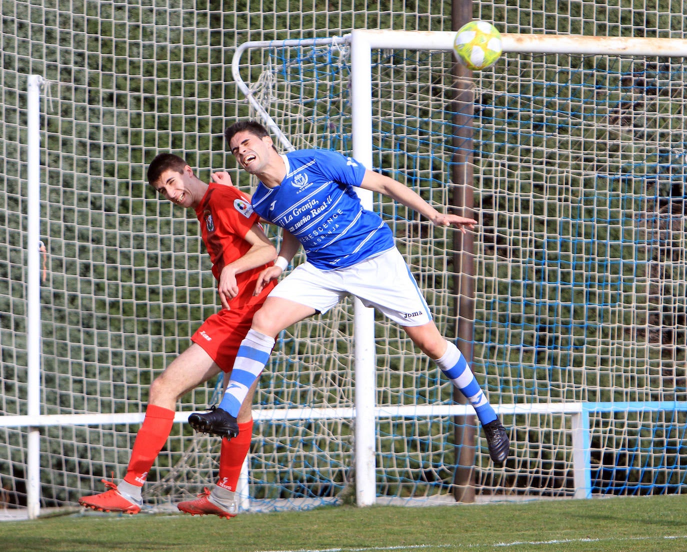 Fotografías del choque entre La Granja y el Real Burgos CF.