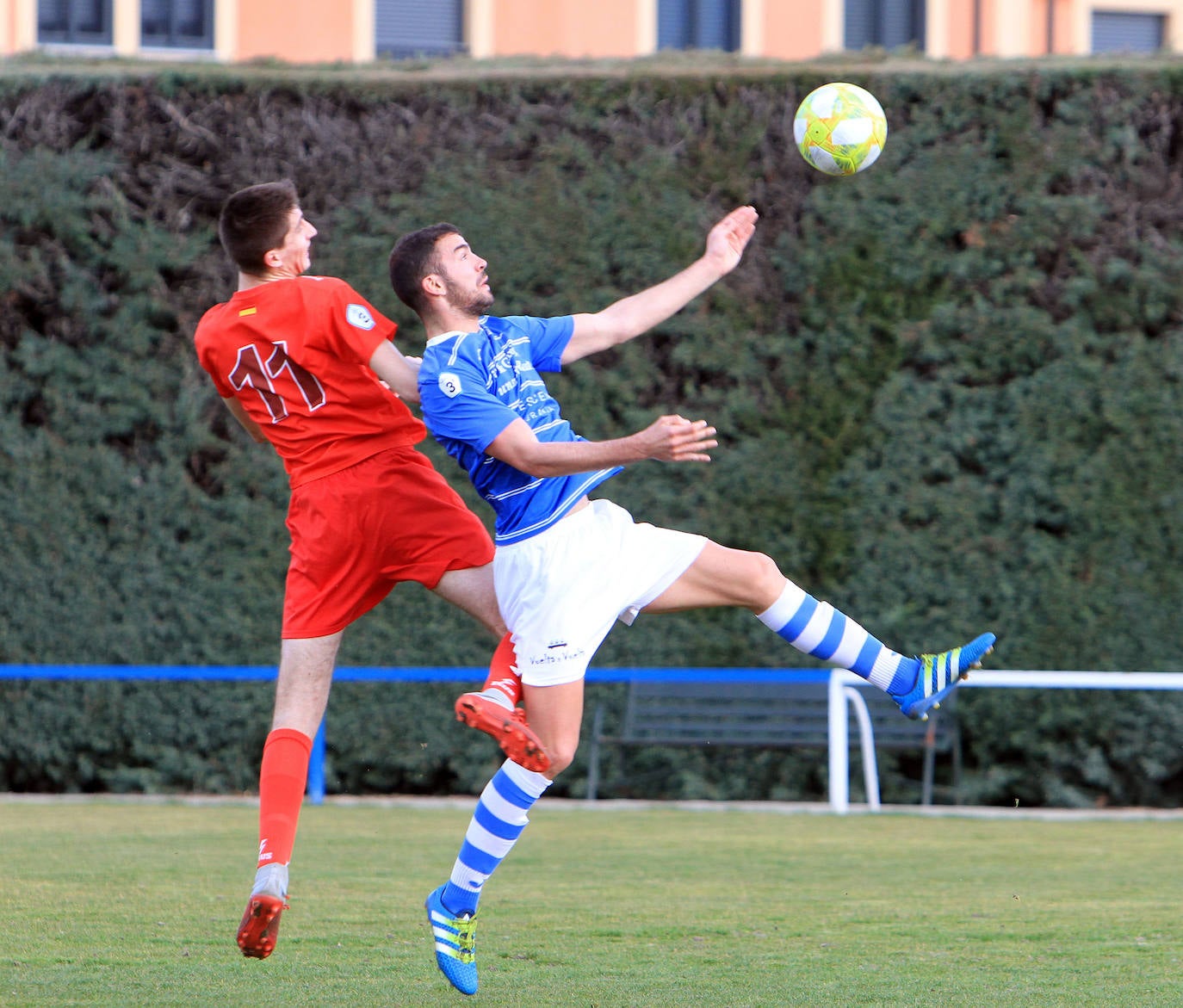 Fotografías del choque entre La Granja y el Real Burgos CF.