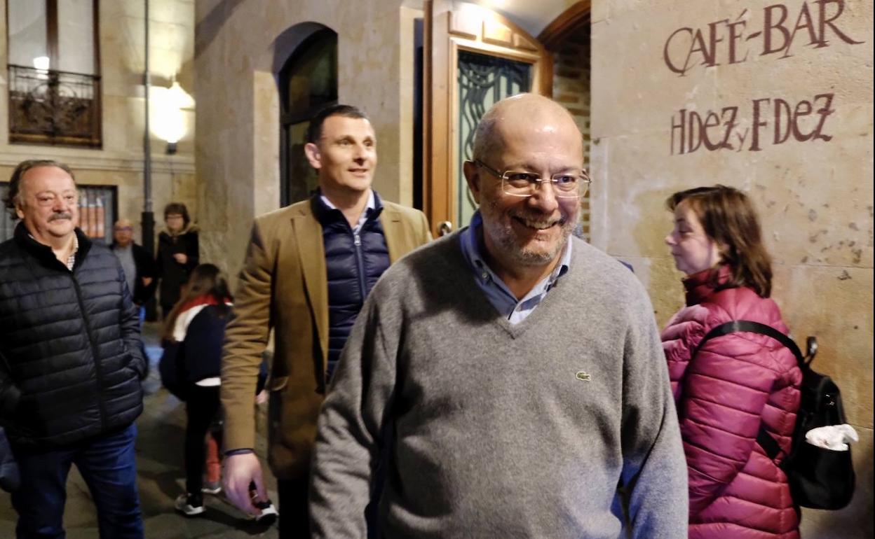 Francisco Igea, ayer en Salamanca.