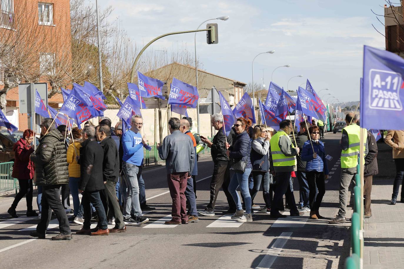 Fotos: La plataforma A-11 Pasos pide la Autovía del Duero «ya»