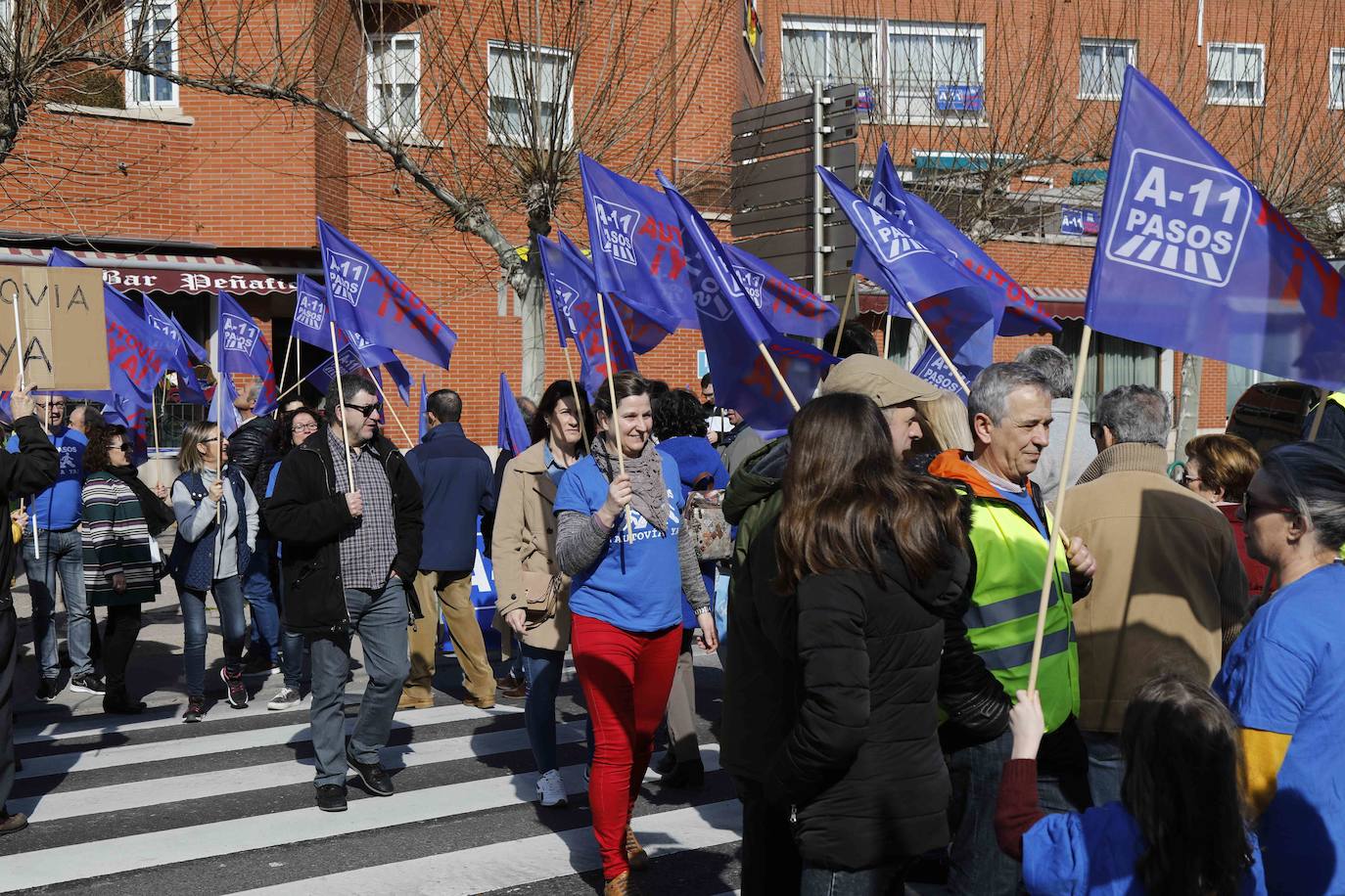 Fotos: La plataforma A-11 Pasos pide la Autovía del Duero «ya»