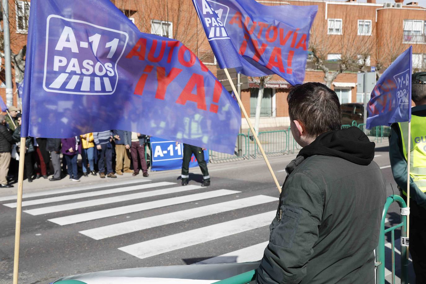 Fotos: La plataforma A-11 Pasos pide la Autovía del Duero «ya»