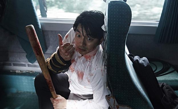 Yoo Gong, en un fotograma de 'Train to Busan'.