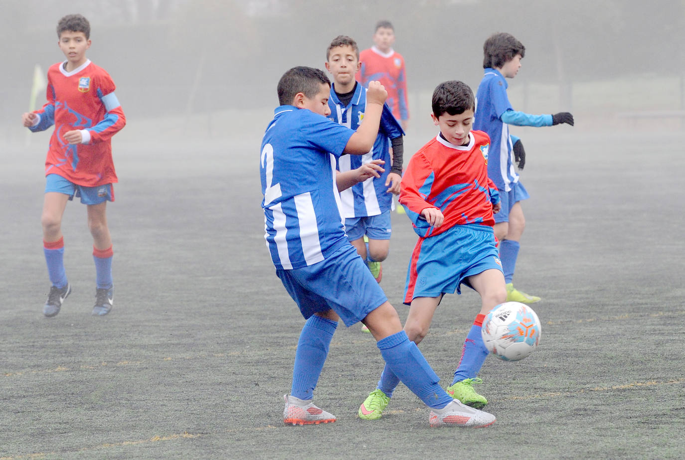 El Parque Canterac acogía el partido de 3ª Infantil entre los dos equipos vallisoletanos.