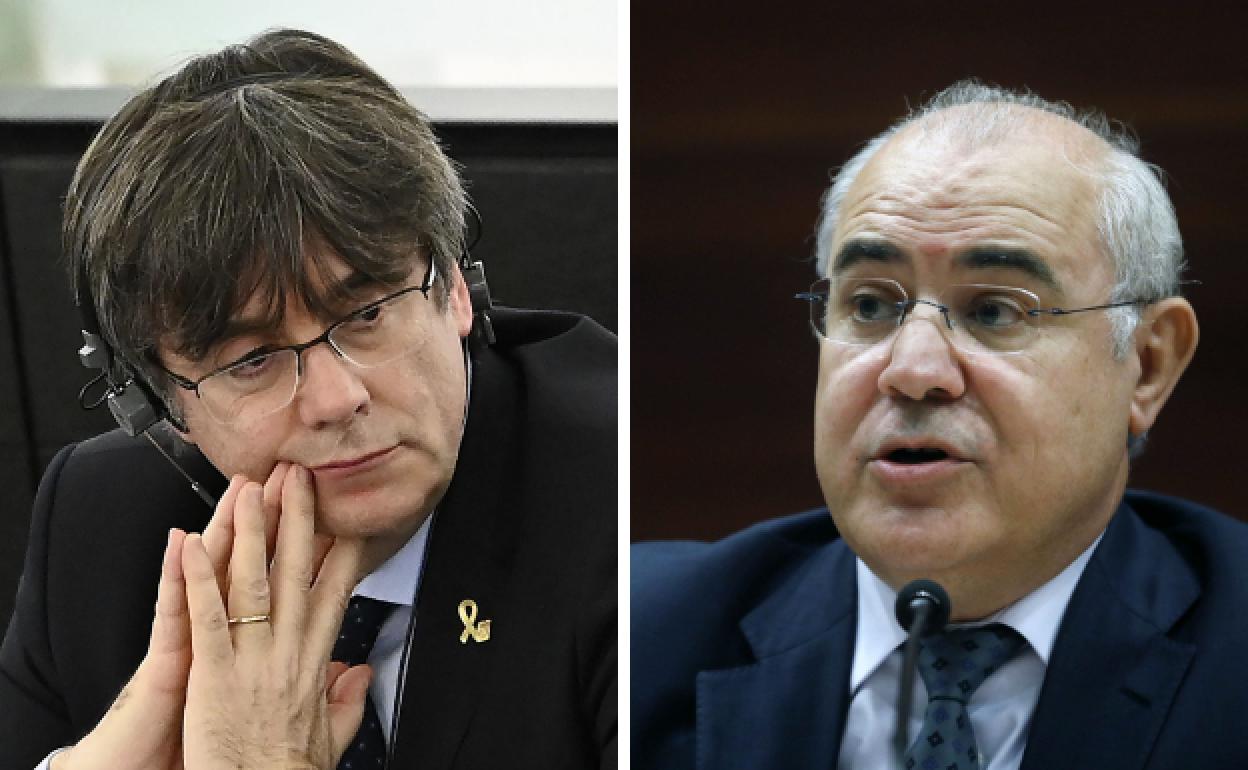 Carles Puigdemont y Pablo Llarena.