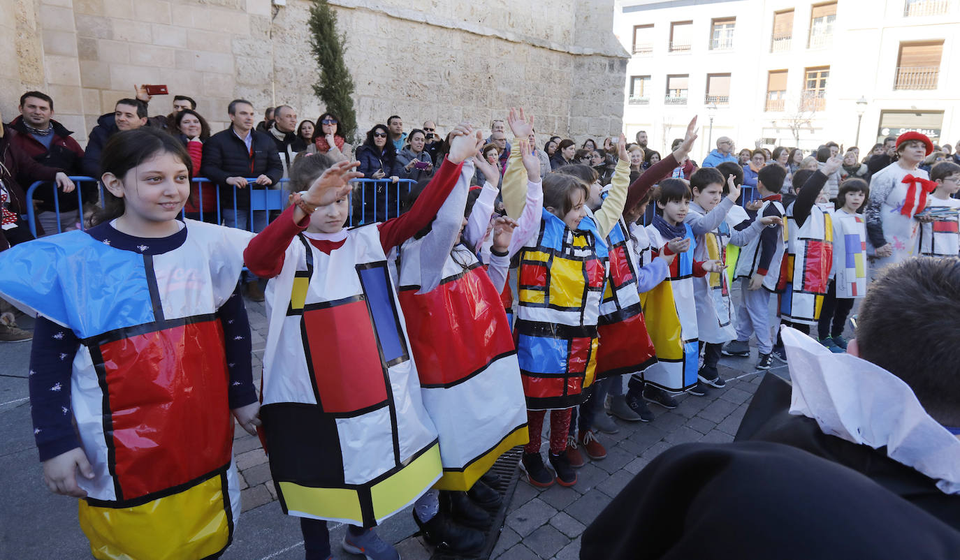 El colegio Jorge Manrique de Palencia vive el carnaval. 