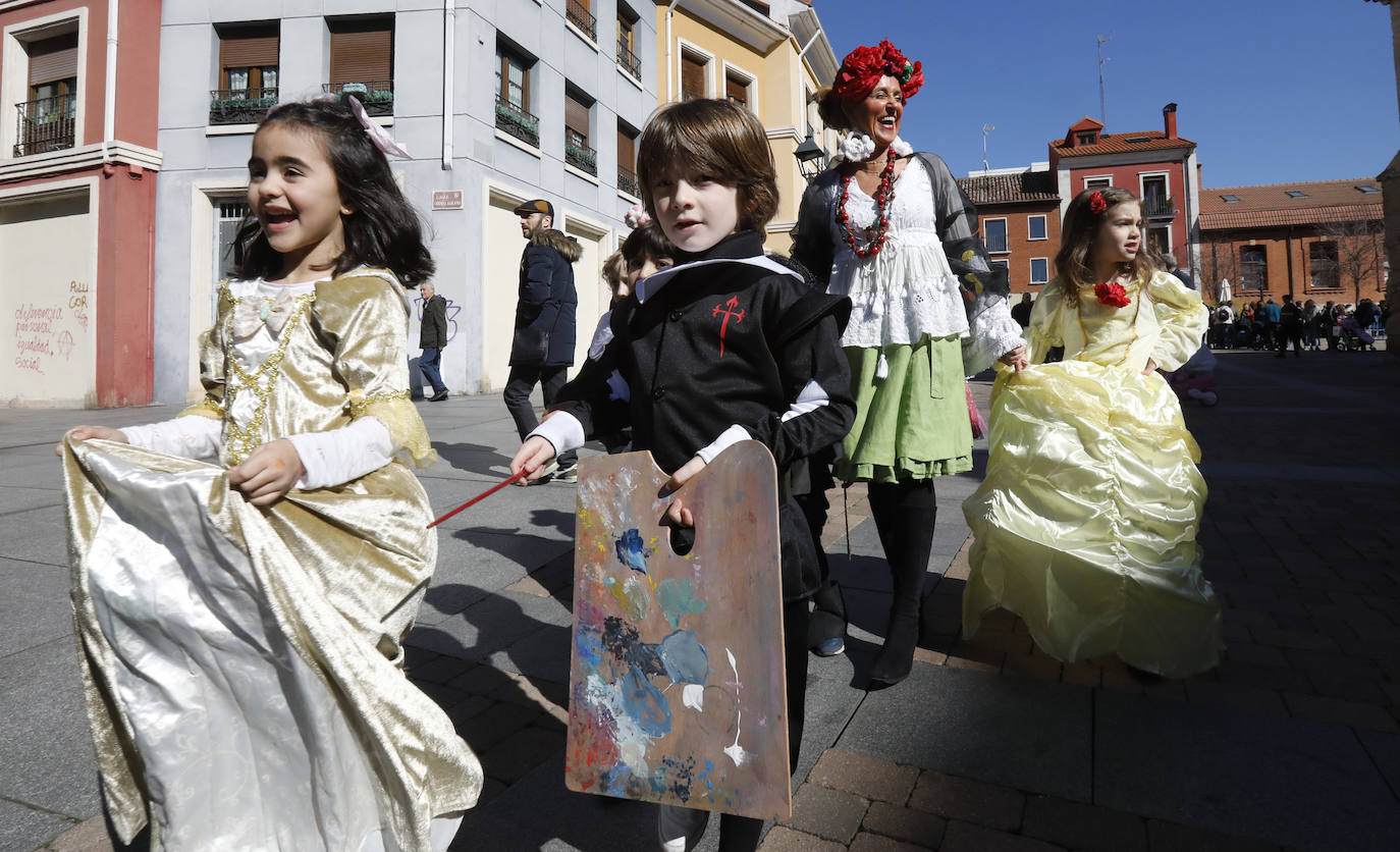 El colegio Jorge Manrique de Palencia vive el carnaval. 