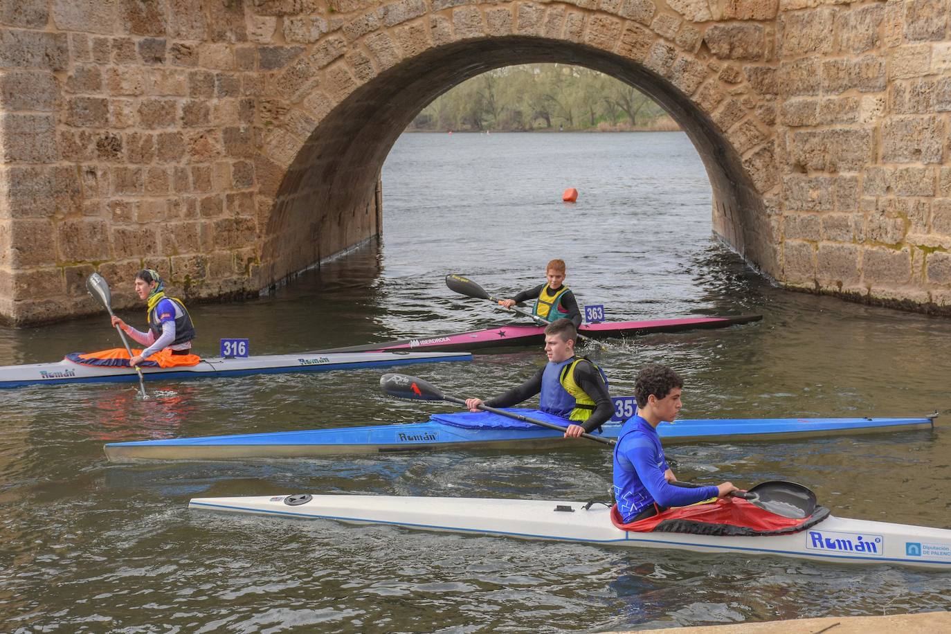 Campeonato Provincial de Piragüismo en Torquemada. 