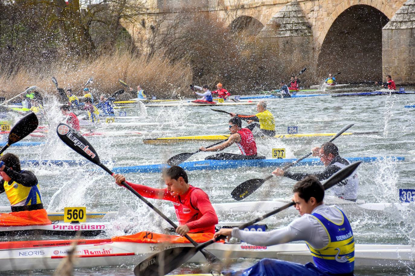 Campeonato Provincial de Piragüismo en Torquemada. 