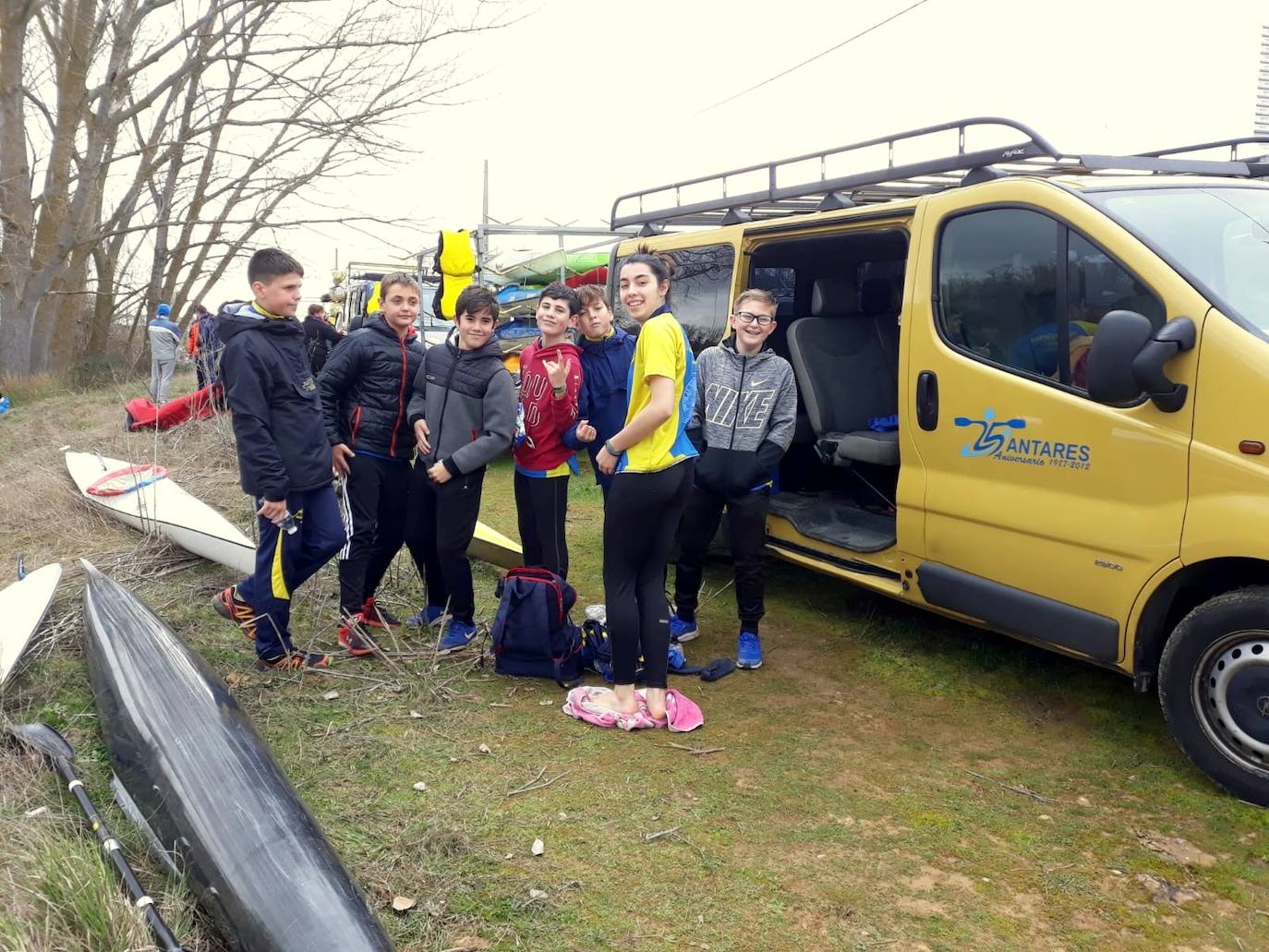 Campeonato Provincial de Piragüismo en Torquemada. 