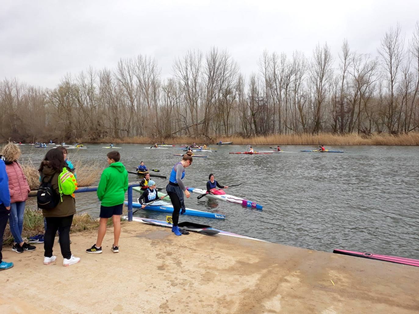 Campeonato Provincial de Piragüismo en Torquemada. 