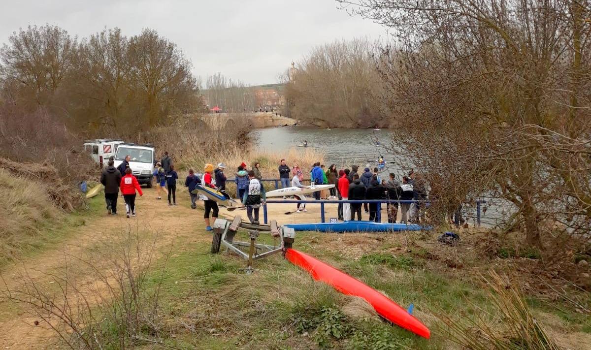 Campeonato Provincial de Piragüismo en Torquemada. 