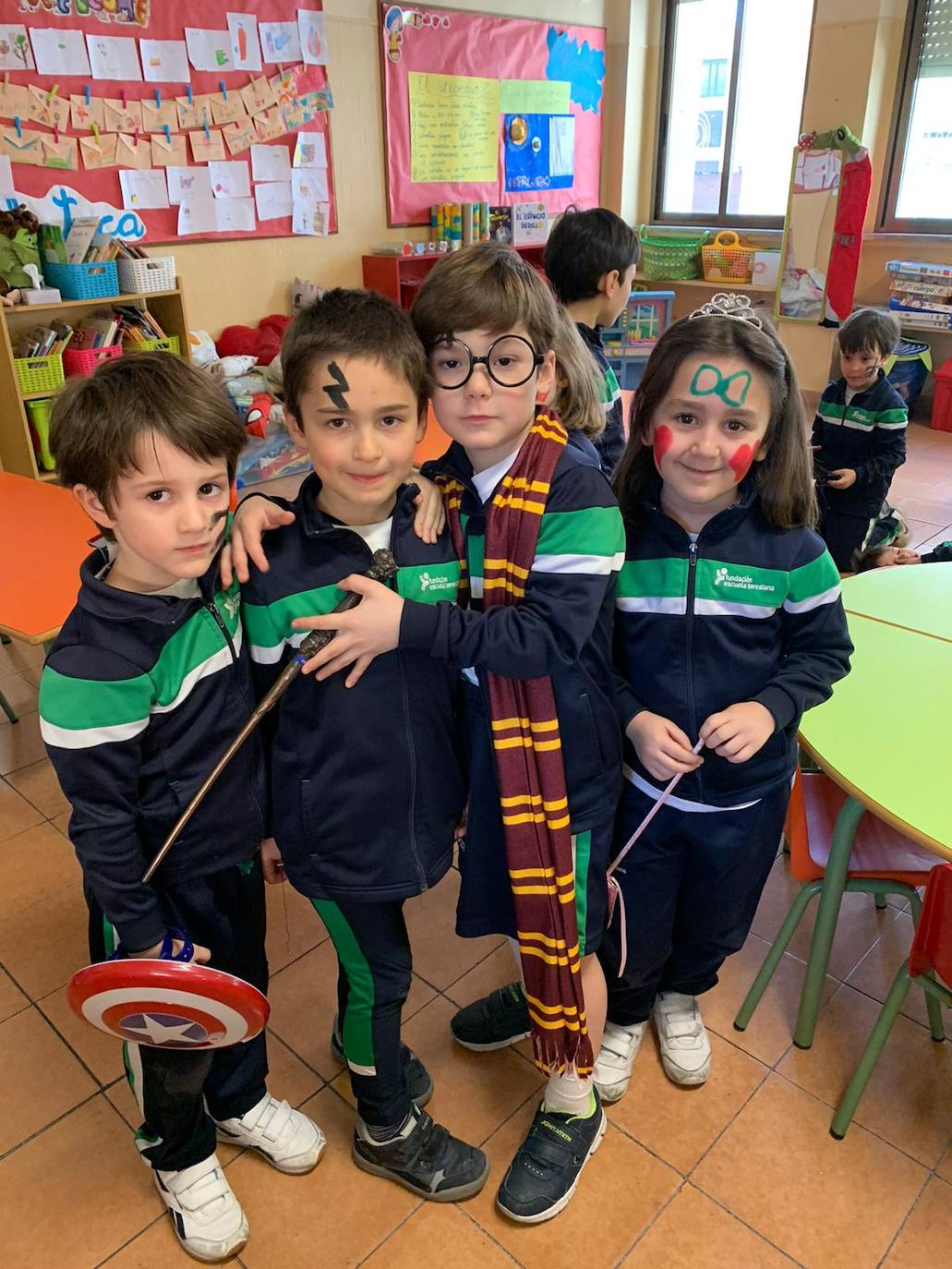 Carnaval del colegio Santa Teresa de Jesús de Valladolid.