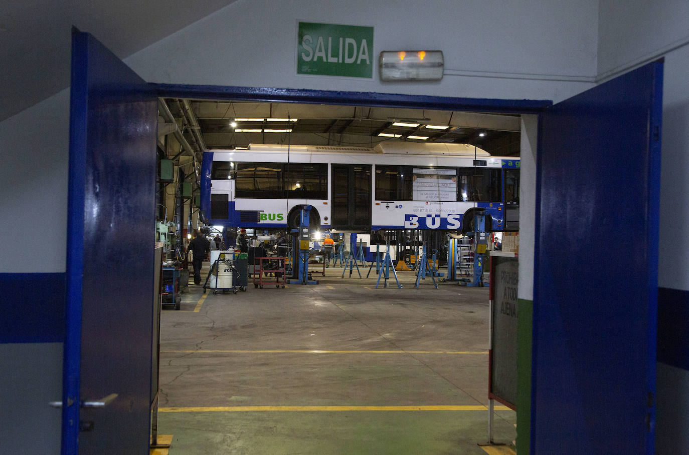 Más de 30.000 horas de taller al año y revisa la flota cada 35 días. 