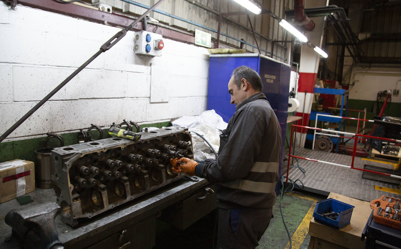 Más de 30.000 horas de taller al año y revisa la flota cada 35 días. 