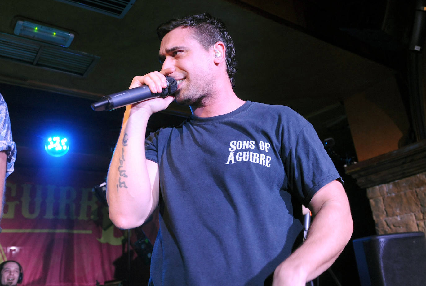 Actuación del grupo Sons of Aguirre en Valladolid. 