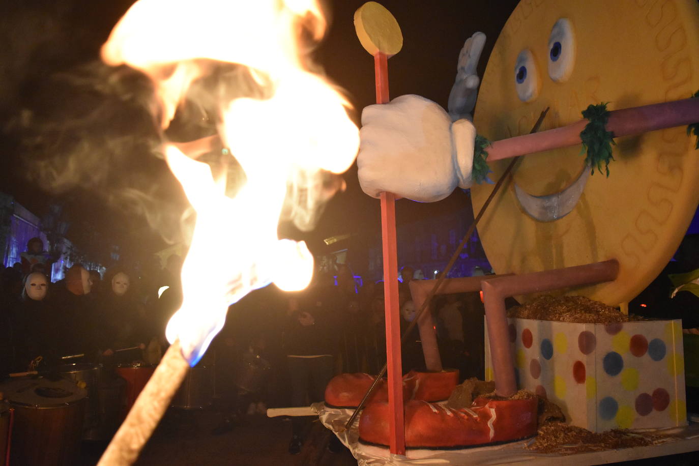 Quema de la galleta en Aguilar. 