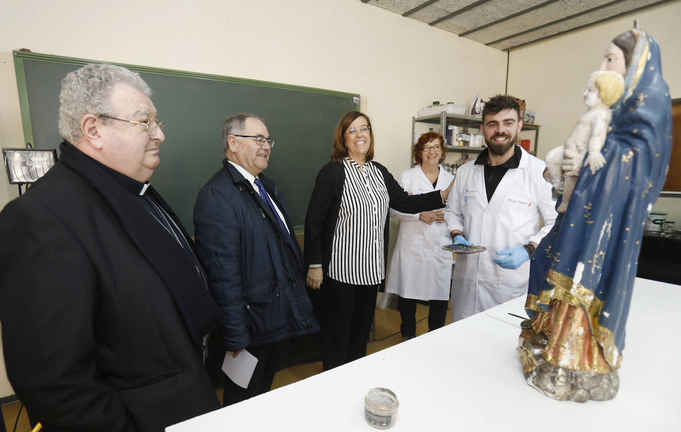 La presidenta de la Diputación, Ángeles Armisén ha visitado las instalaciones. 