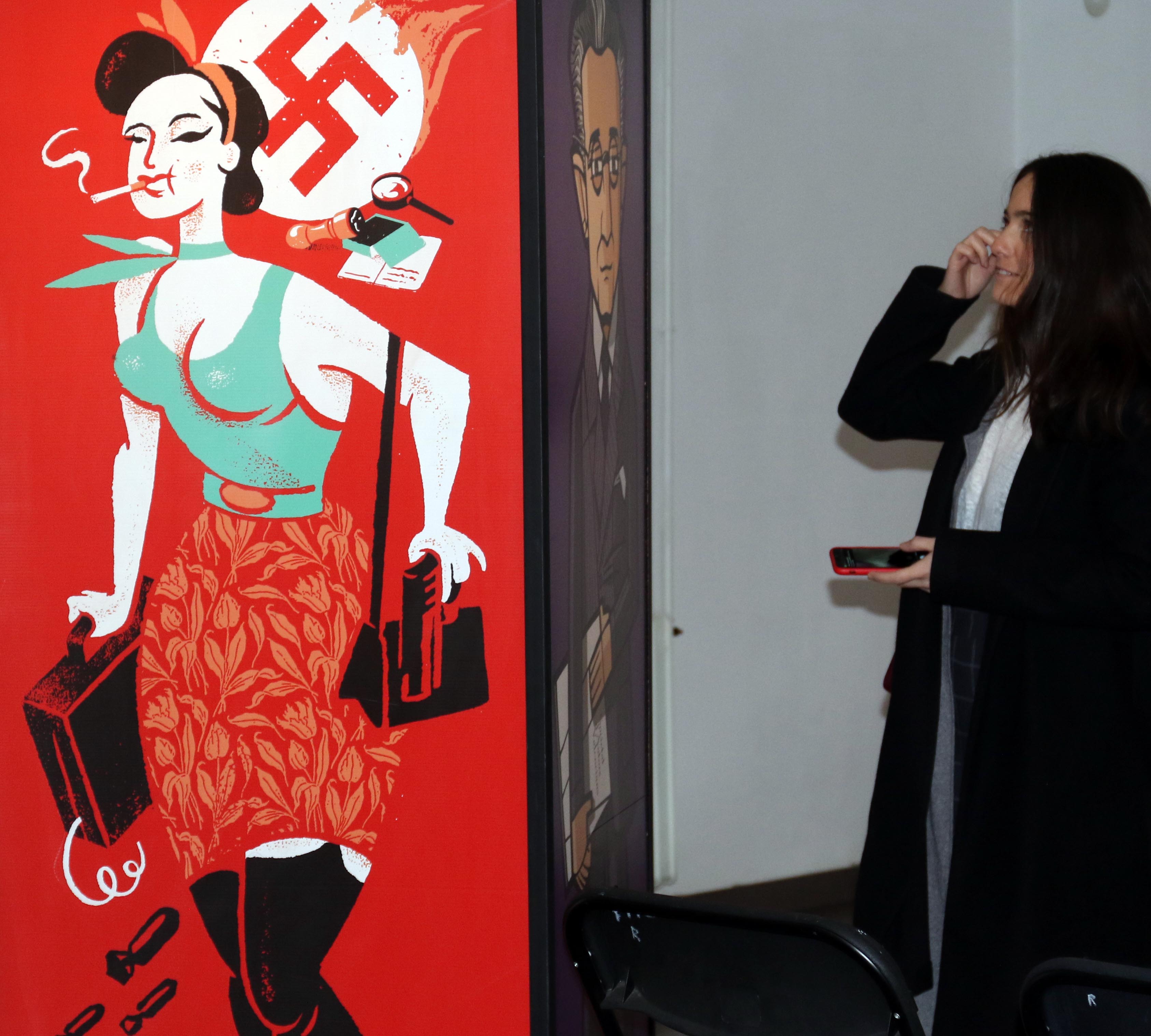 La concejala de Cultura y Turismo, Ana Redondo, ha presentado este jueves la exposición 'Exiliados ilustrados'.