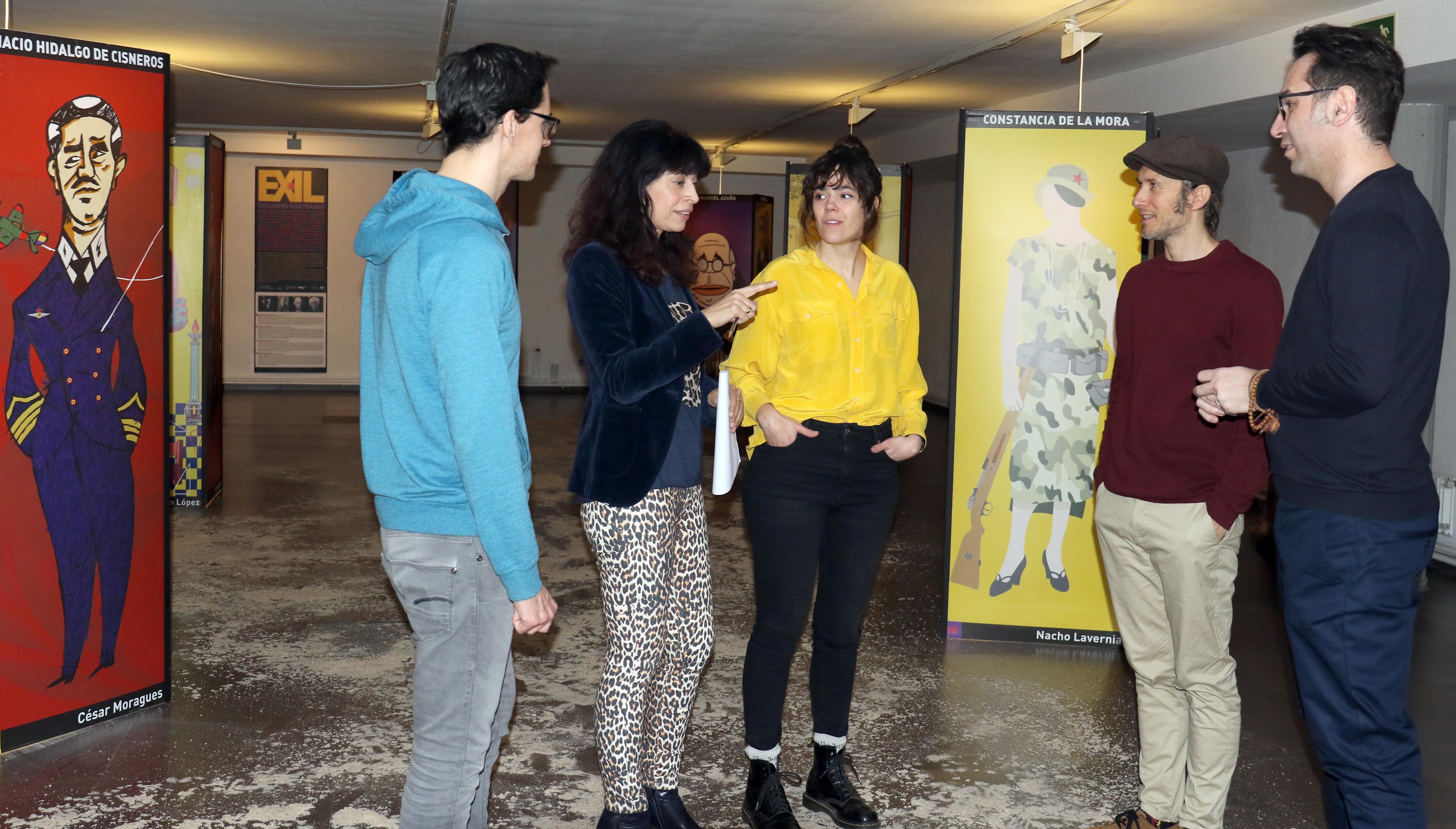 La concejala de Cultura y Turismo, Ana Redondo, ha presentado este jueves la exposición 'Exiliados ilustrados'.