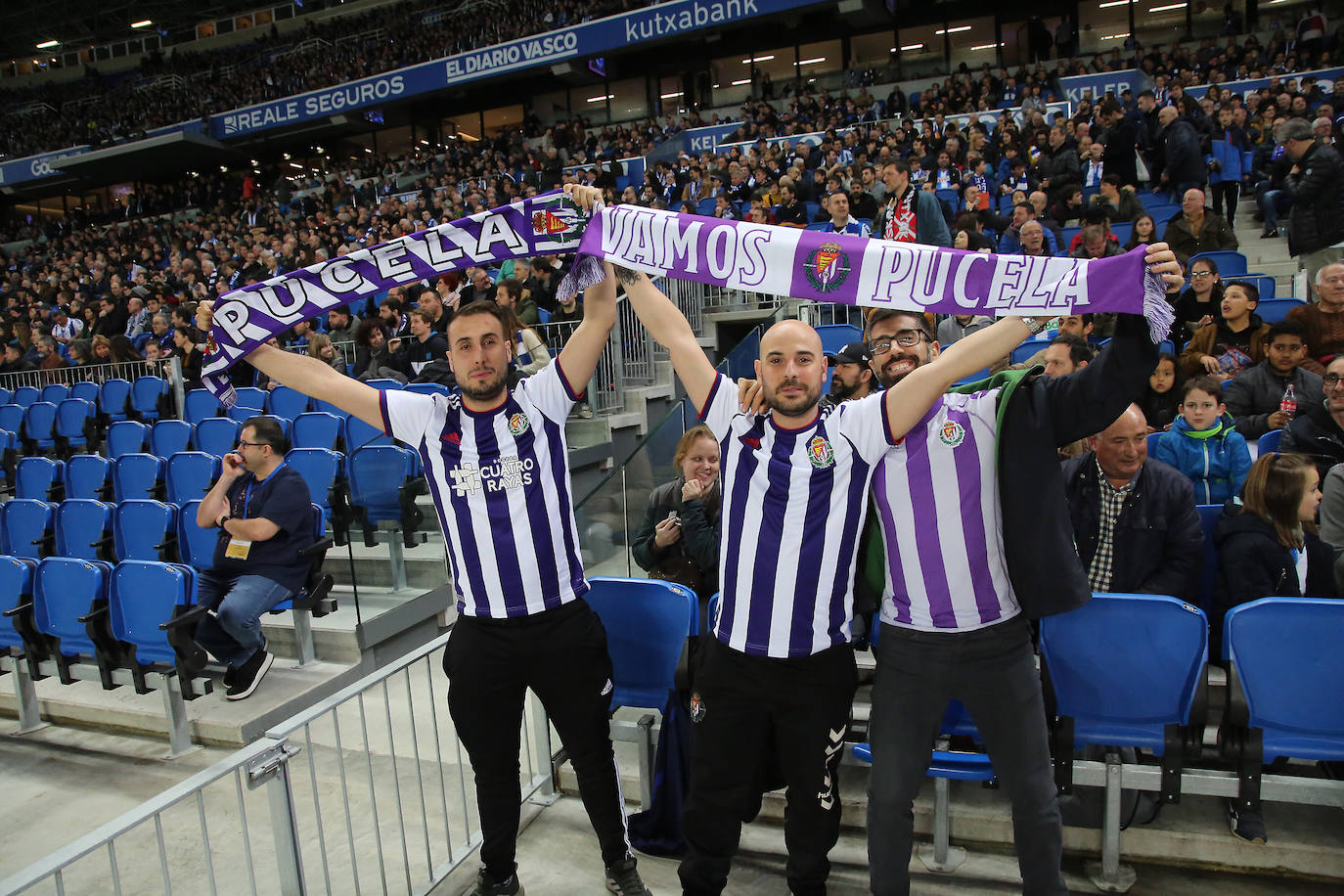 Las imágenes del Real Sociedad - Real Valladolid. 