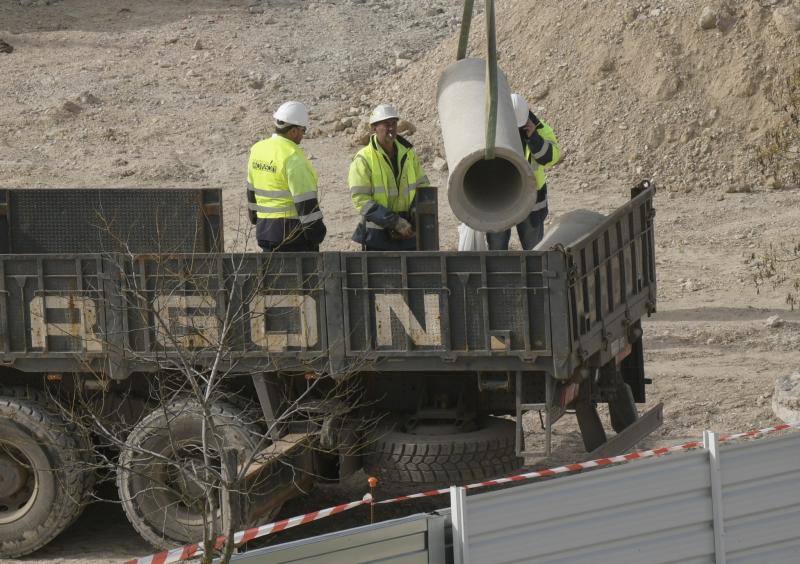 Fotos: Inicio de las obras del túnel de Andrómeda de Valladolid