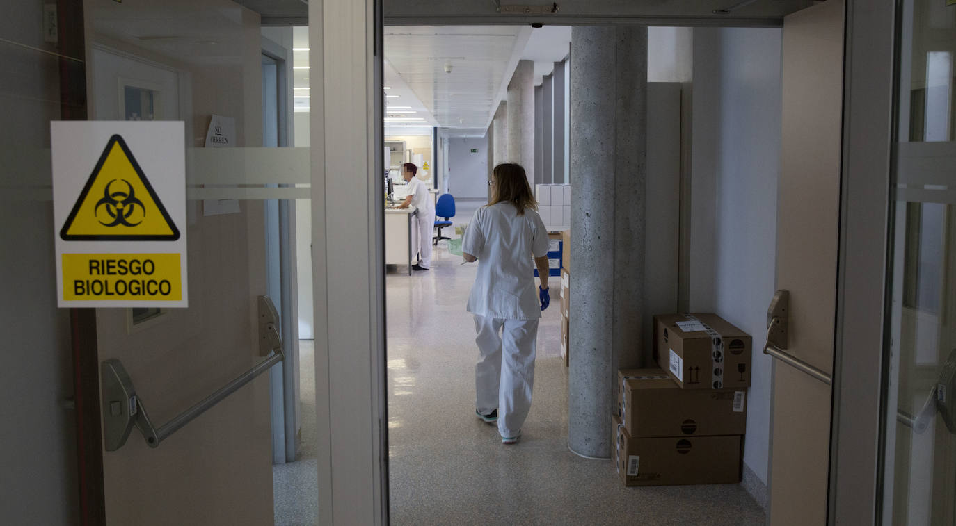 Planta de Microbiología del Hospital Río Hortega de Valladolid.