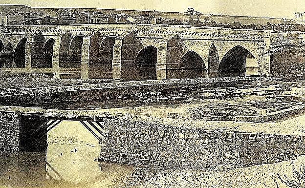 El Puente Mayor en 1863, antes de su reforma.