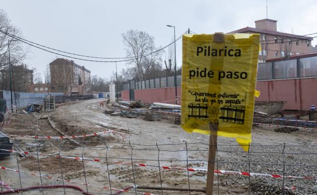 Los vecinos de Andrómeda afean al alcalde y denuncian un «ficticio» inicio de las obras en Valladolid