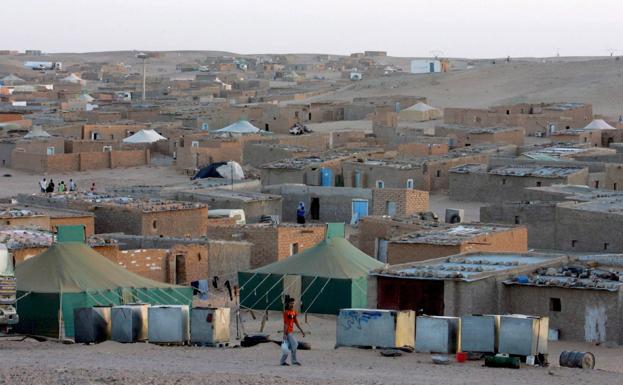 Campo de refugiados saharauis en Tinduf, al suroeste del desierto de Argelia.