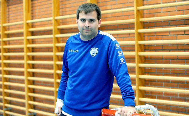 Miguel martín, en el polideportivo Tierno Galván