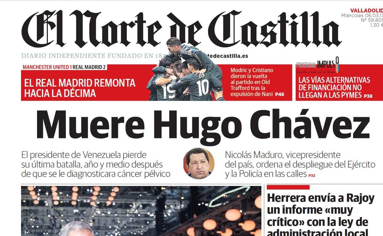 Portada de El Norte del 6 de marzo de 2013 