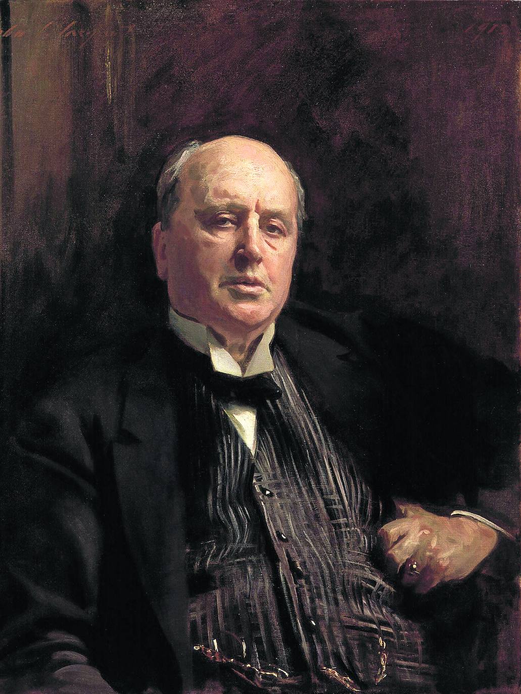 'Retrato de Henry James'. John Singer Sargent (1913).