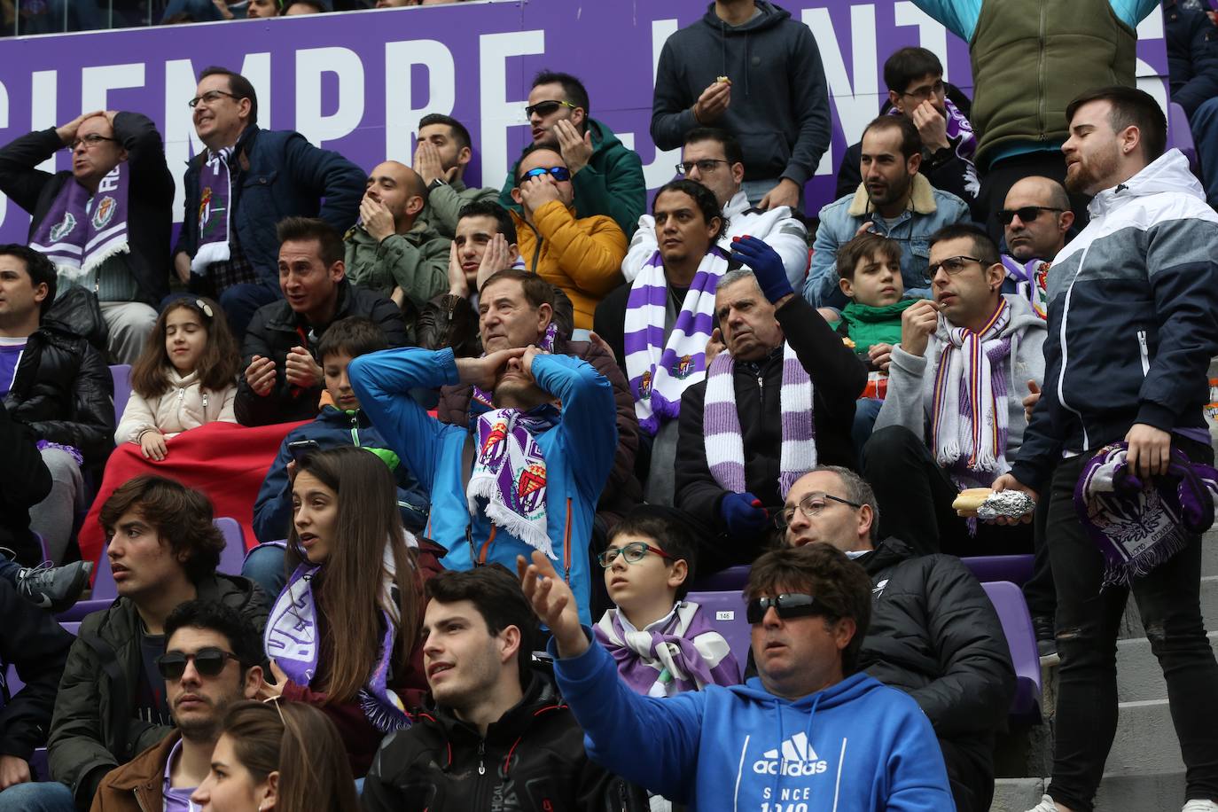Aficionados este domingo en la gradas del José Zorrilla de Valladolid.