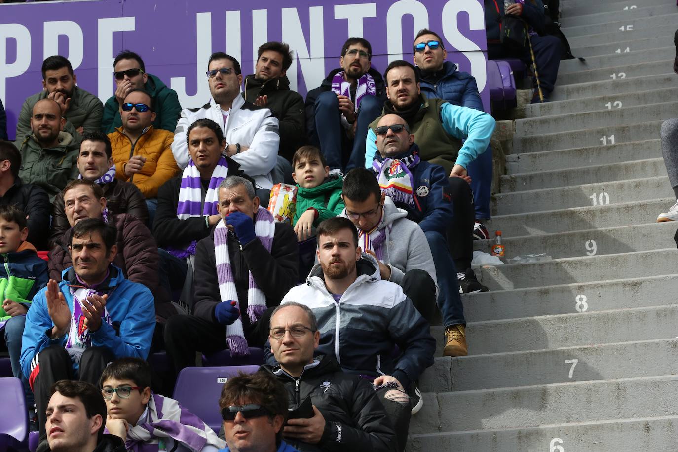Aficionados este domingo en la gradas del José Zorrilla de Valladolid.