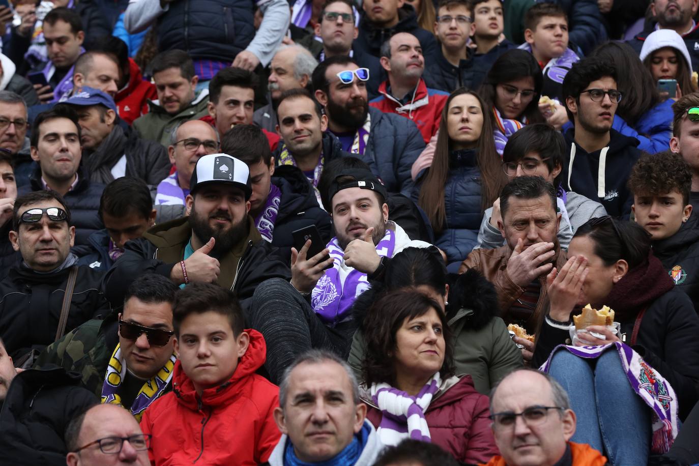 Aficionados este domingo en la gradas del José Zorrilla de Valladolid.