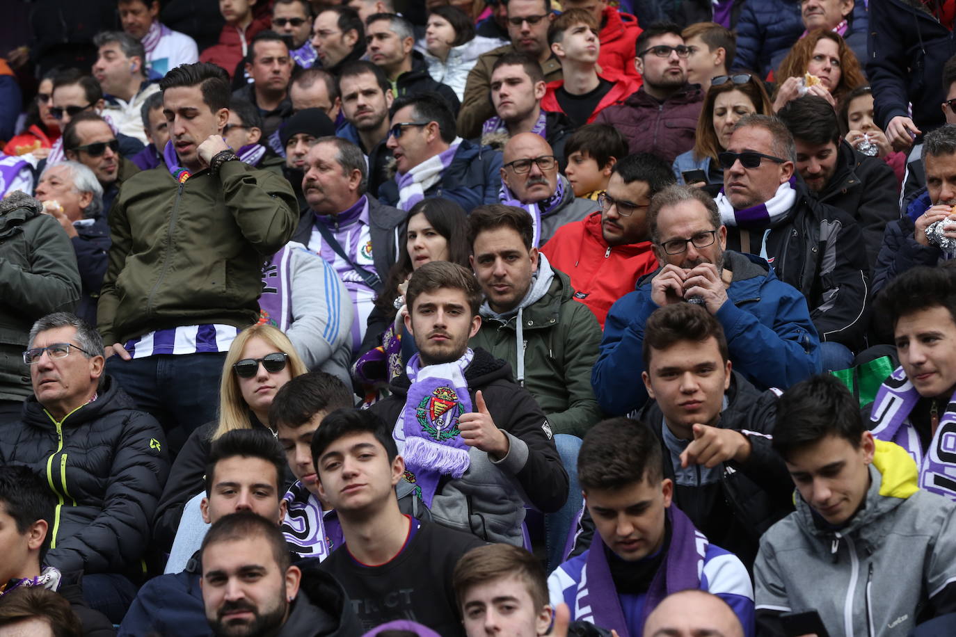 Aficionados este domingo en la gradas del José Zorrilla de Valladolid.